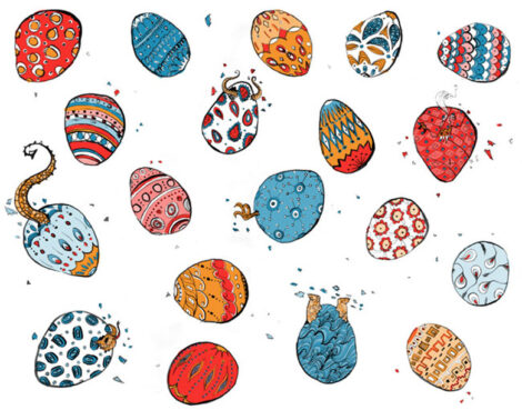 Eggs pattern