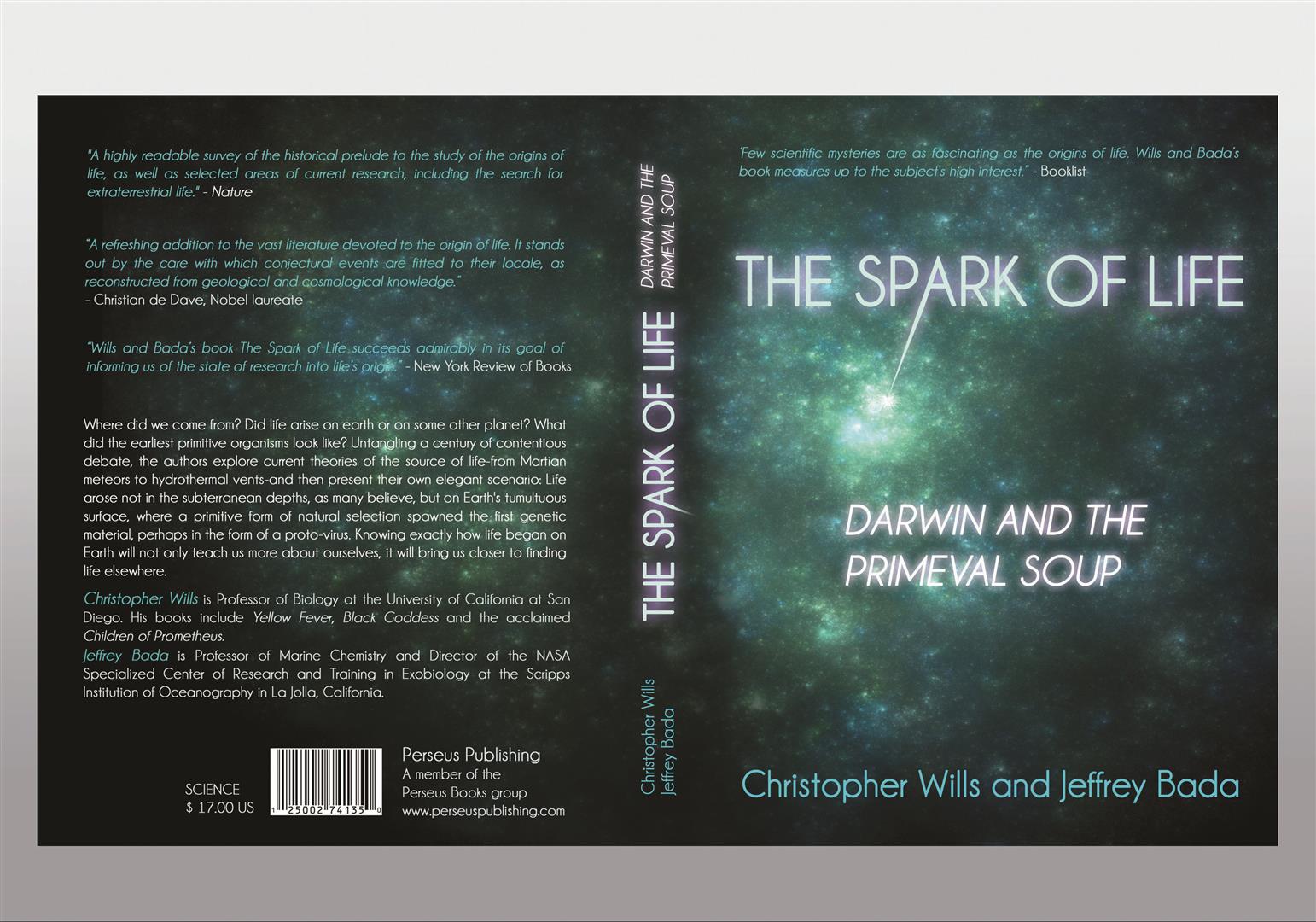 The spark of Life - Book Cover design 