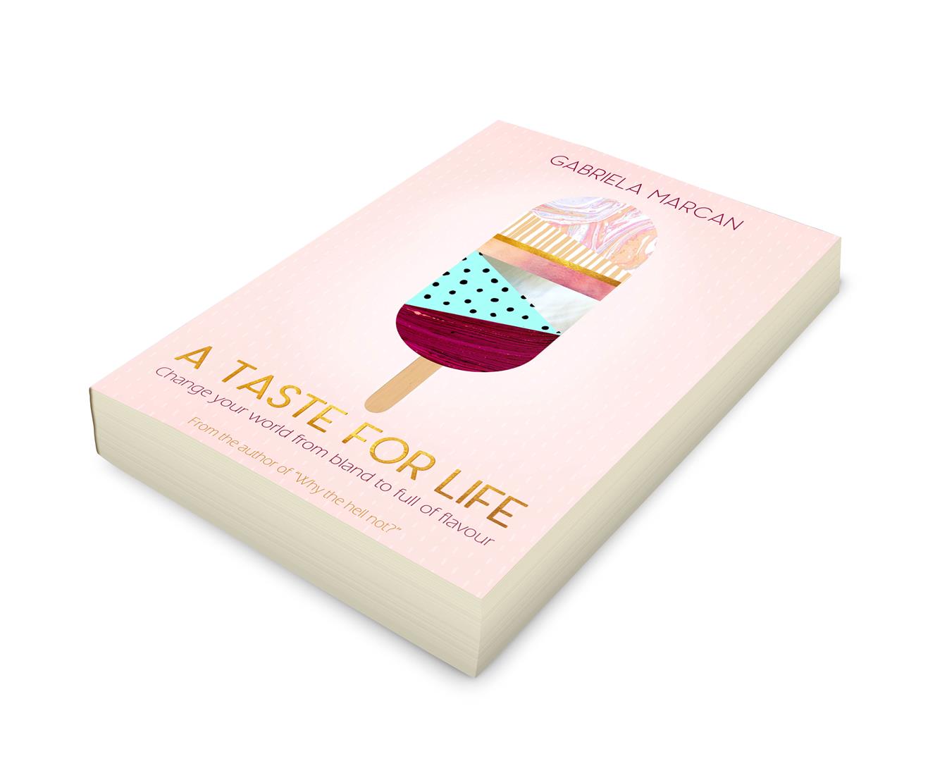 A taste for life - Book Cover Design 