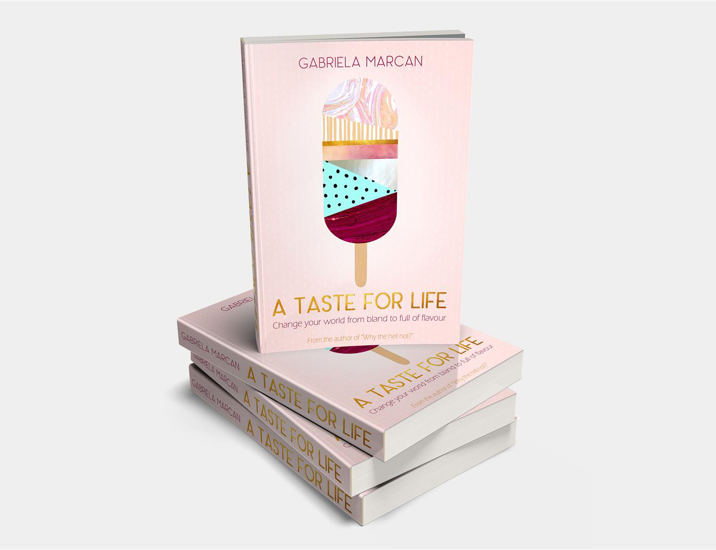 A taste for life - Book Cover Design 