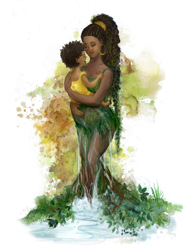 mother child console mother earth