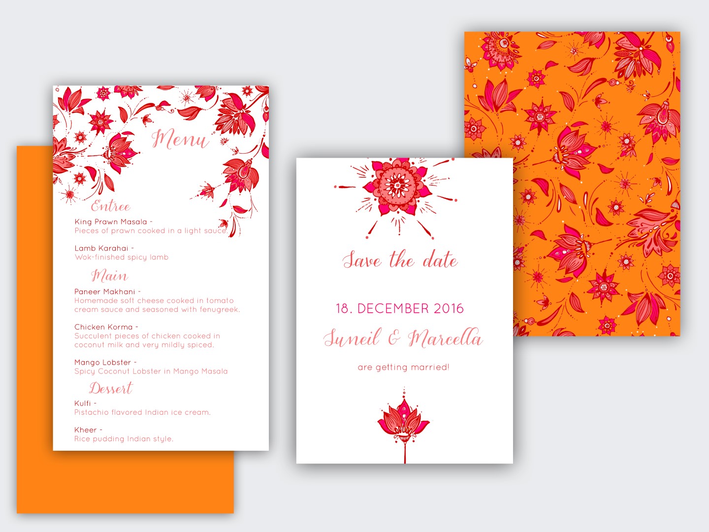 indian wedding invitation card 